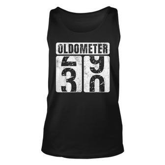 Oldometer 30 Vintage Funny 30Th Birthday Gift Idea Unisex Tank Top | Mazezy
