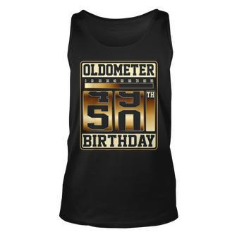 Oldometer 49 50 50 Oldometer Fathers Day Gift Unisex Tank Top - Seseable
