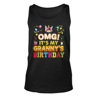 Omg Its My Granny Birthday Happy Gift Vintage Perfect Kid Unisex Tank Top - Seseable
