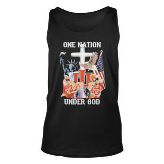 One Nation Under God Indiana Hoosiers Men’S Basketball Unisex Tank Top | Mazezy