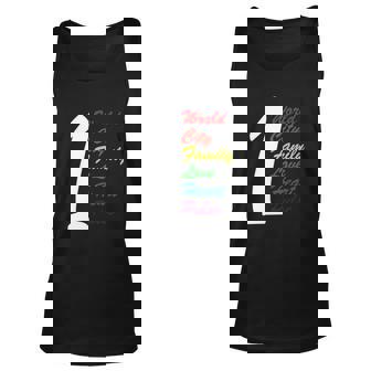One World City Family Love Heart Pulse Men Women Tank Top Graphic Print Unisex - Thegiftio UK