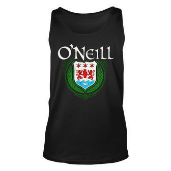 Oneill Surname Irish Last Name Oneill Family Crest Unisex Tank Top | Mazezy