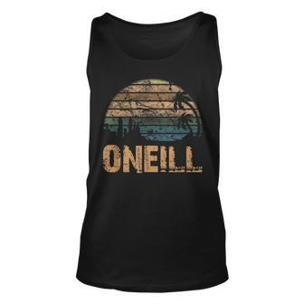Oneill Vintage Sunset College Funny Unisex Tank Top - Seseable