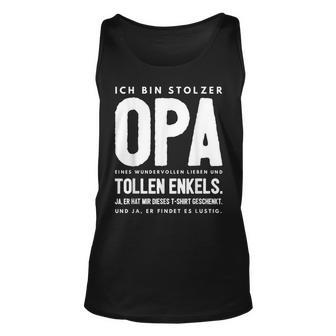 Opa Enkel Team Unisex TankTop, Lustiges Spruch Geburtstag - Seseable