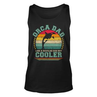 Orca Dad Like A Regular Dad But Cooler Father’S Day Long Sleeve T Tank Top | Mazezy