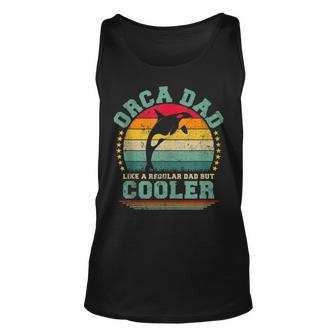 Orca Dad Like A Regular Dad But Cooler Father’S Day Tank Top Tank Top | Mazezy