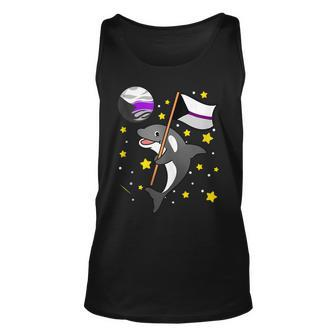Orca In Space Demisexual Pride Unisex Tank Top | Mazezy