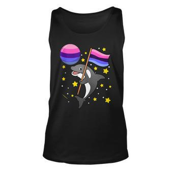 Orca In Space Omnisexual Pride Unisex Tank Top | Mazezy