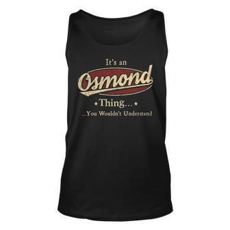 Osmond Shirt Personalized Name Gifts T Shirt Name Print T Shirts Shirts With Name Osmond Men Women Tank Top Graphic Print Unisex - Thegiftio UK