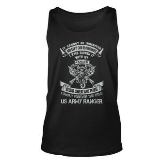 Own It Forever The Title Us Army Ranger Veteran Unisex Tank Top - Seseable