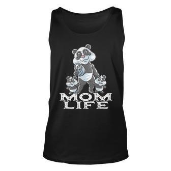 Panda-Bär Mom Life Beste Mama Mutter Muttertag Pandas Tank Top - Seseable