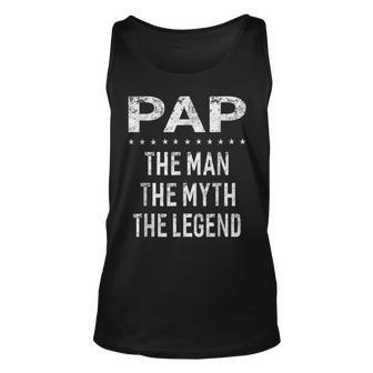 Pap The Man Der Mythos Die Legende Grandpa Men Tank Top - Seseable