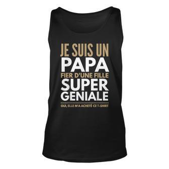 Papa Mädchen Geburtstags Unisex TankTop, Witziges Herren Unisex TankTop - Seseable