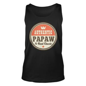 Papaw Gift For Fathers Day Grandpa V2 Unisex Tank Top - Seseable