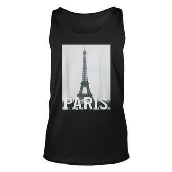 Paris - Eiffel Tower - Aesthetic Design - Classic Unisex Tank Top | Mazezy