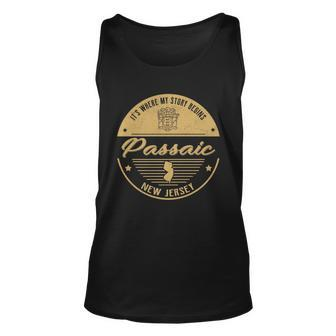 Passaic New Jersey Its Where My Story Begins Unisex Tank Top - Seseable