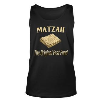 Passover Matzah The Original Fast Food Matzo Ball Unisex Tank Top | Mazezy