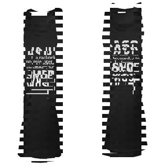 Pastor Gift Christian T-Shirt Pastor Appreciation Month_Extract Men Women Tank Top Graphic Print Unisex - Thegiftio UK