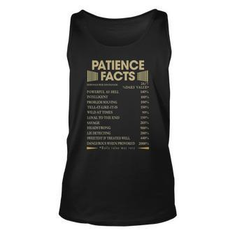 Patience Name Gift Patience Facts Unisex Tank Top - Seseable