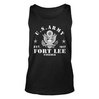 Patriotic Fort Lee Virginia Va Us Army Base Gift Unisex Tank Top - Seseable
