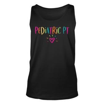 Pediatric Pt Physical Therapy Office Staff Appreciation Gift Unisex Tank Top - Seseable