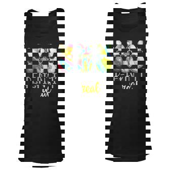 Peepin It Real Happy Easter Bunny Egg Hunt Easter Sunday Unisex Tank Top | Mazezy