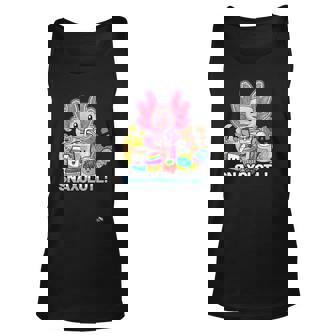 Pet Axolotl - Snaxolotl - Cute Snacks Funny Kawaii Unisex Tank Top | Mazezy