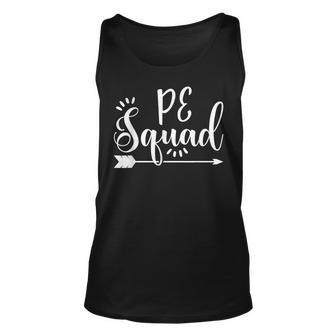 Physical Education Gift Pe Squad Appreciation Gift Unisex Tank Top | Mazezy