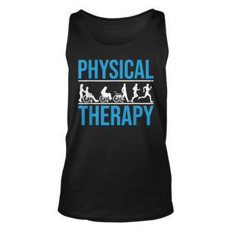 Physical Therapy Health Therapist Physiotherapy Pt Unisex Tank Top | Mazezy