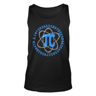 Pi Day 2023 Atom Pi Math Geek Science Lovers Gift Unisex Tank Top - Seseable