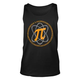 Pi Day Atom Pi Math Geek Science Lovers Unisex Tank Top - Seseable