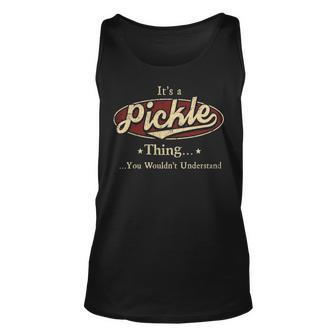 Pickle Personalized Name Gifts Name Print S With Name Pickle Unisex Tank Top - Seseable