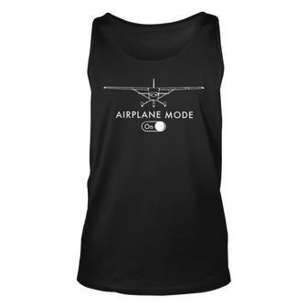 Pilot C172 Flying Gift Airplane Mode Unisex Tank Top - Seseable