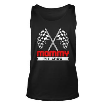 Pit Mom Crew Funny Mommy Racing V2 Men Women Tank Top Graphic Print Unisex - Thegiftio UK