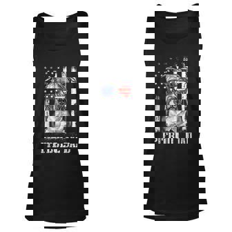 Pitbull Dad American Flag 4Th Of July Dog Fathers Day Mens Unisex Tank Top - Thegiftio UK