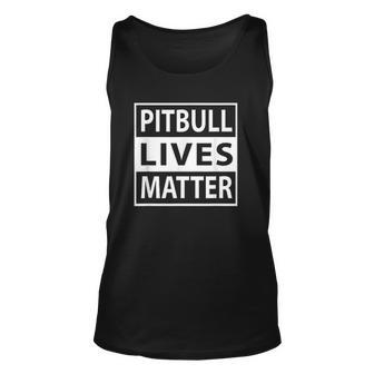 Pitbull Lives Matter Pit Bull Pet Dog Men Women Tank Top Graphic Print Unisex - Thegiftio UK