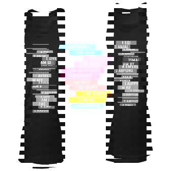 Positive Affirmations For Growth Mindset & Positive Sayings Tank Top | Mazezy