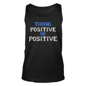 Positive For Motivational Kindness - Positive Message Unisex Tank Top - Seseable
