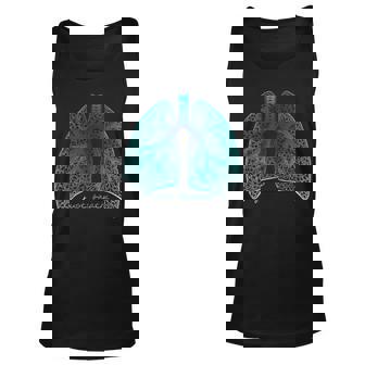 Positive Thinking Just Breathe Lungs Science Unisex Tank Top | Mazezy