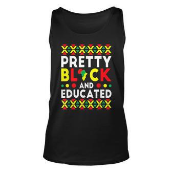 Pretty Black And Educated African Women Black History Month V10 Unisex Tank Top - Seseable