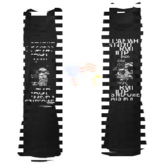 Pro Trump I Stand With Trump He Stands For Me Vote Trump Unisex Tank Top | Mazezy