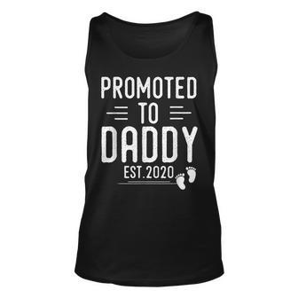 Promoted To Daddy Est 2020 Best New Dad Tank Top | Mazezy AU