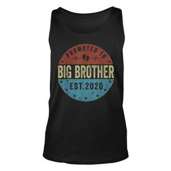 Promoted To Big Brother Est 2021 Fathers Day Gifts Unisex Tank Top - Seseable