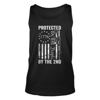 Protected By The 2Nd Amendment - We The People Pro Gun Ar15 Unisex Tank Top - Seseable
