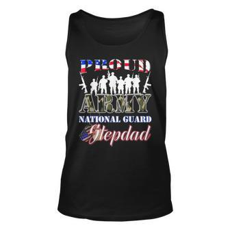 Proud Army National Guard Stepdad Us Fathers Day Men Unisex Tank Top - Seseable