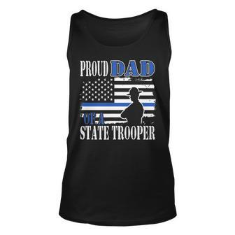 Proud Dad Of A Police Officer V2 Unisex Tank Top - Seseable