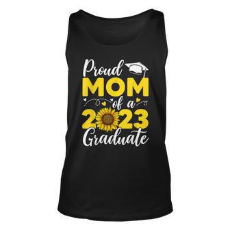 Proud Mom Of A Class 2023 Graduate Graduation Sunflower 2023 Tank Top | Mazezy