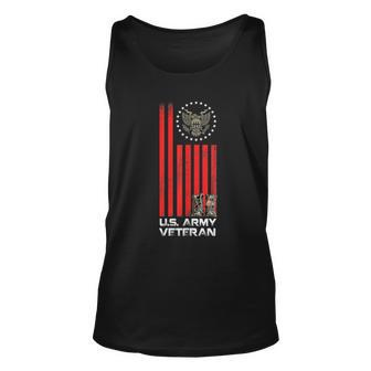 Proud Us Army Veteran Usa Flag Army Boots And America Flag Unisex Tank Top - Seseable