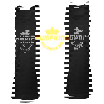 Pumpking Halloween Dad Unisex Tank Top | Mazezy