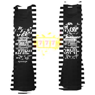 Queen Of The Slot Machine Casino Gambling Lover Gift Unisex Tank Top | Mazezy